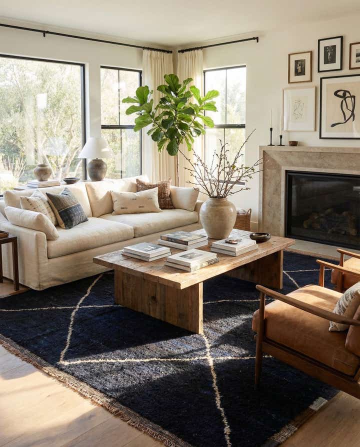 10' 3 x 14' Hand Knotted Moroccan Wool Rug