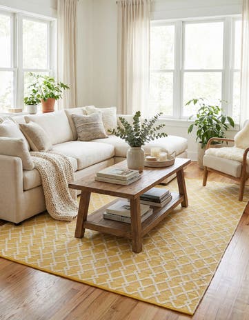 English Daisy Hand Knotted Jill Zarin Dorset Rug