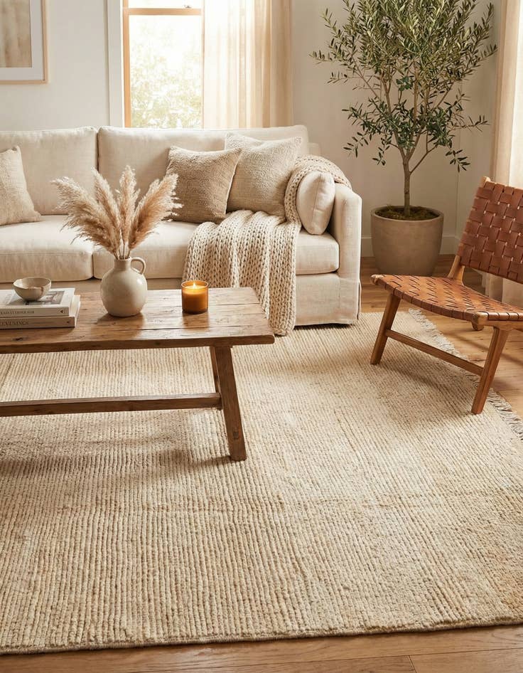 Detail image of 5' 5 x 7' 7  Hand Knotted Moroccan Wool Rug