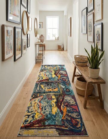2' 7 x 10' Washable Haerfest Runner Rug