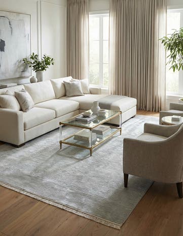 6' 6 x 10' Hand Knotted Darya Wool Rug