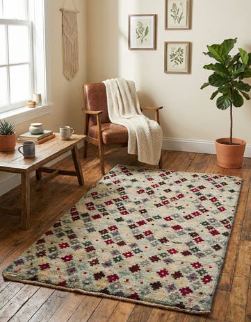 3' x 5' 2 Hand Knotted Balouch Wool Rug