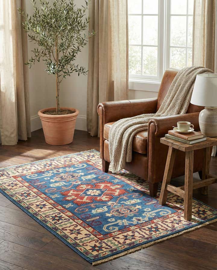 2' 9 x 4' 1 Hand Knotted Kazak Rug