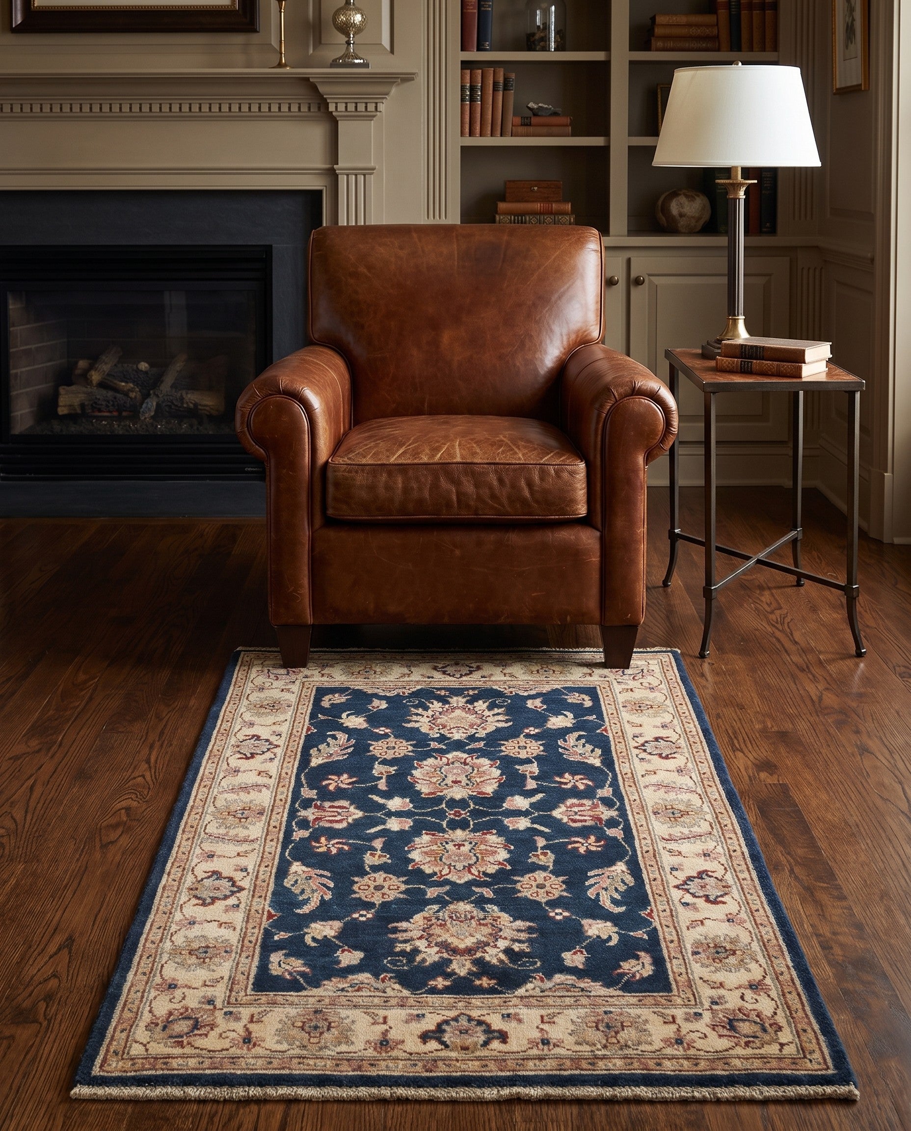 2' 9 x 4' 2 Hand Knotted Ziegler Rug