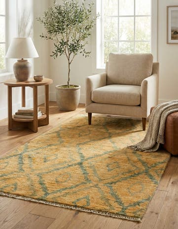 3' x 5' 4 Hand Knotted Modern Ziegler Rug
