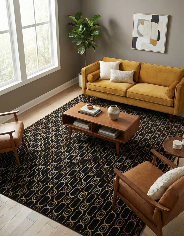 Detail image of  9' x 12' Vogue Geo Rug