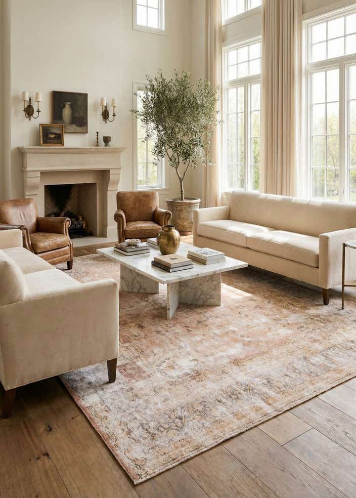 9' 8 x 13' Hand Knotted Ultra Vintage Persian Wool Rug