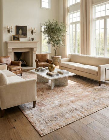 9' 8 x 13' Hand Knotted Ultra Vintage Persian Wool Rug