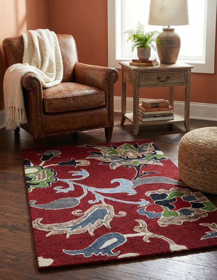 Detail image of 3' 1 x 5' Agra Rug