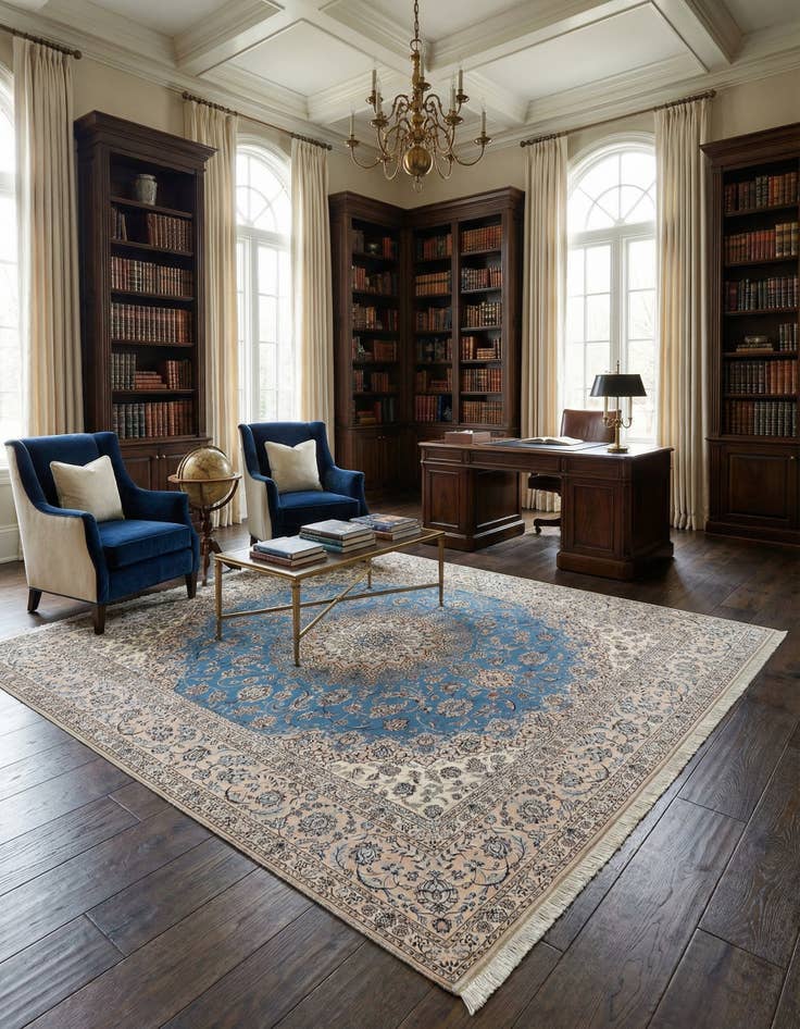 Detail image of 8' 8 x 10' 4 Nain Rug