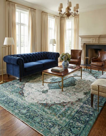 7' 3 x 10' 8 Vintage Royal Rug