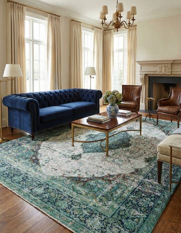 7' 3 x 10' 8 Vintage Royal Rug