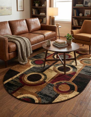 Cafe Oval Rug