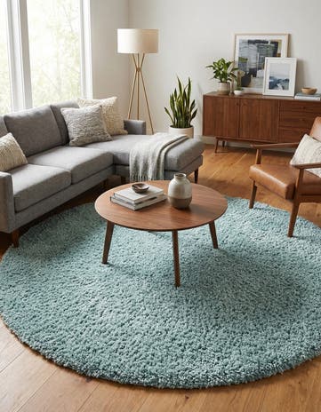 10' x 10' Zermatt Shag Round Rug