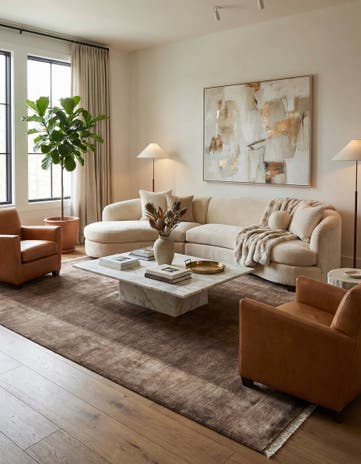 6' 8 x 9' 11 Hand Knotted Darya Wool Rug