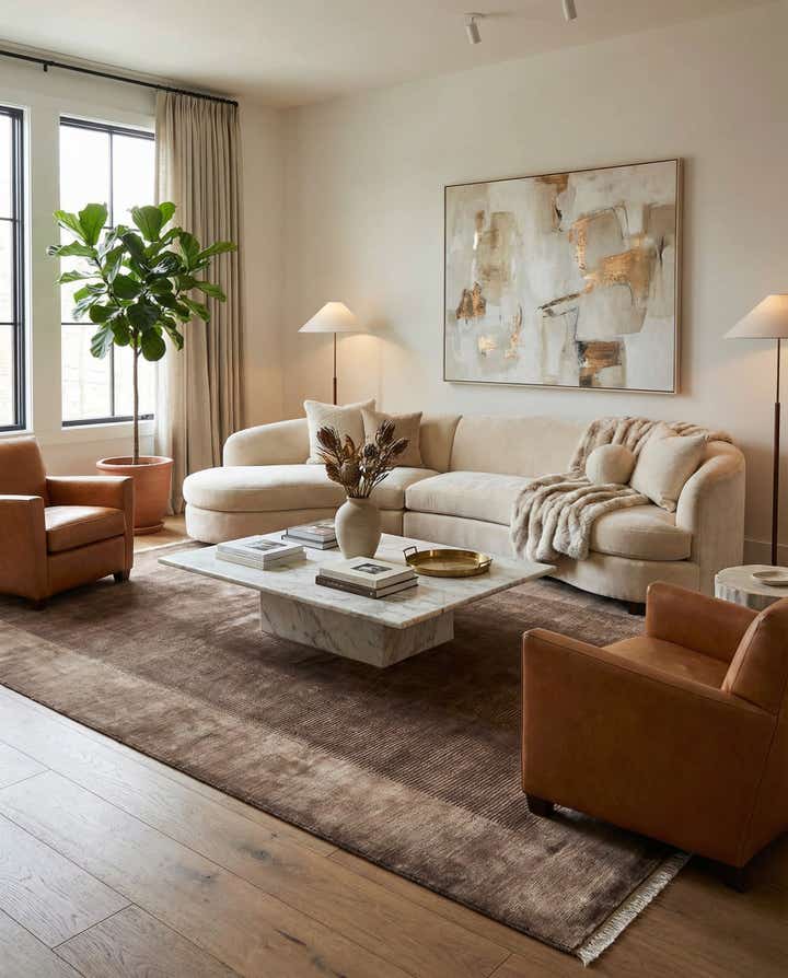 6' 8 x 9' 11 Hand Knotted Darya Wool Rug