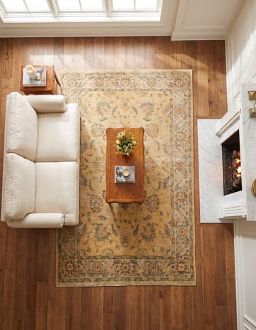 4' 10 x 7' 6 Hand Knotted Ziegler Rug