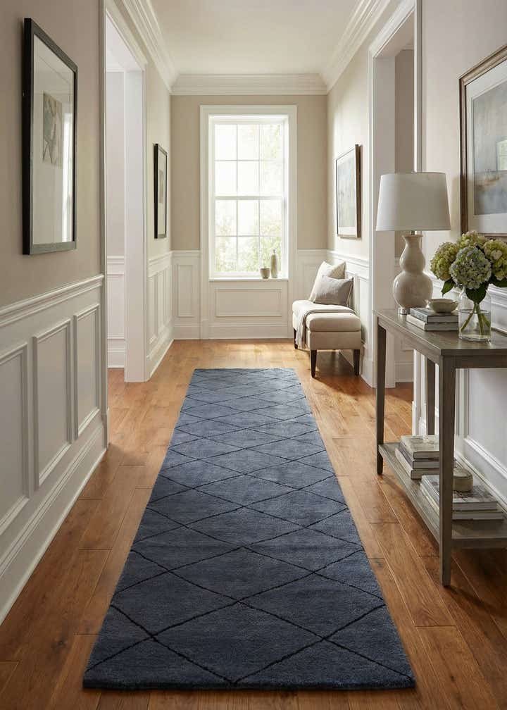 2' 6 x 14' Hand Knotted Darya Wool Runner Rug