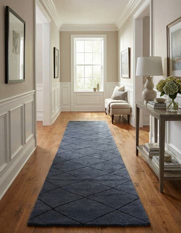 2' 6 x 14' Hand Knotted Darya Wool Runner Rug