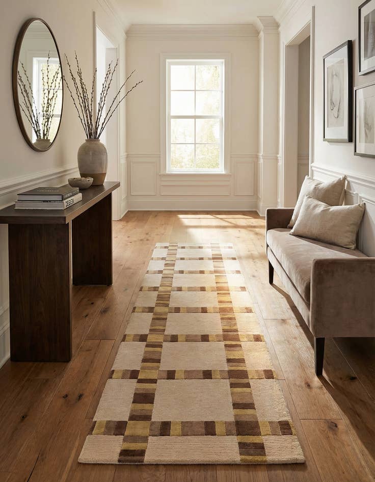 Detail image of 2' 9 x 10' 8  Hand Knotted Darya Wool Runner Rug