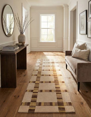 2' 9 x 10' 8 Hand Knotted Darya Wool Runner Rug