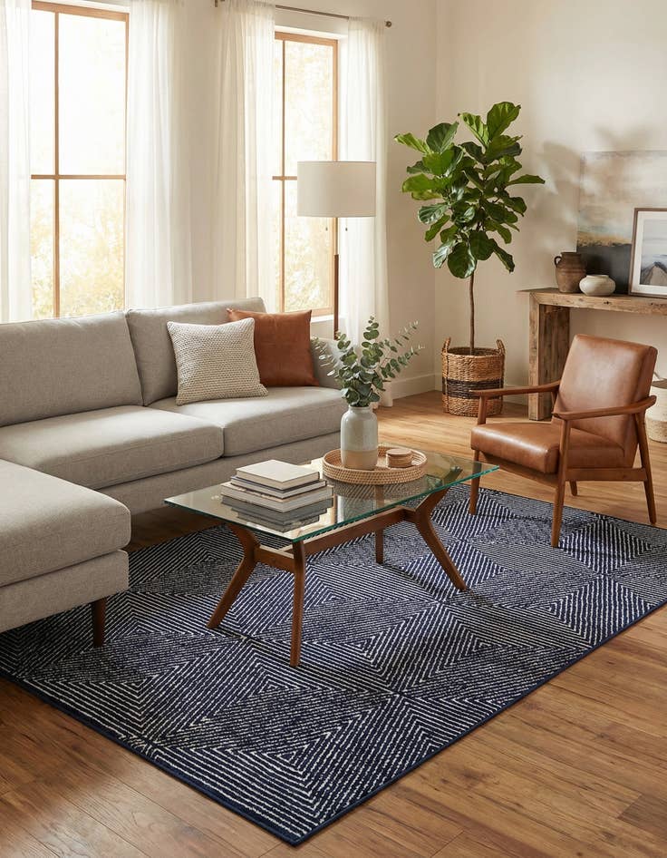 Detail image of 5' x 8'  Washable Sabrina Soto Indoor / Outdoor Rug