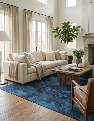 7' 7 x 11' Hand Knotted Ultra Vintage Persian Wool Rug
