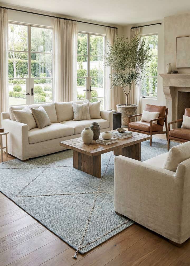 9' 9 x 14' 2 Hand Knotted Darya Wool Rug