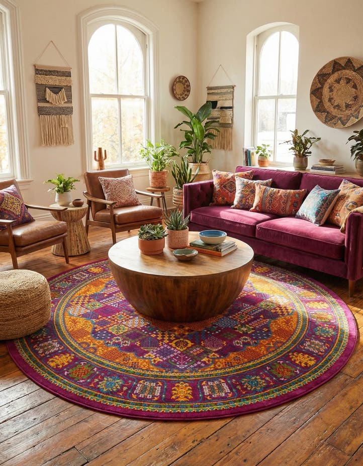 7' 10 x 7' 10 Calypso Round Rug