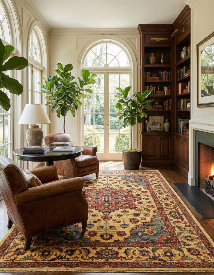 Detail image of 7' 3 x 10' Hand Knotted Ariana Ziegler Rug