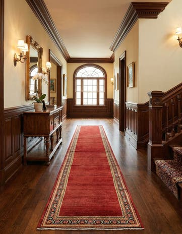 2' 7 x 13' 6 Mahal Wool Runner Rug