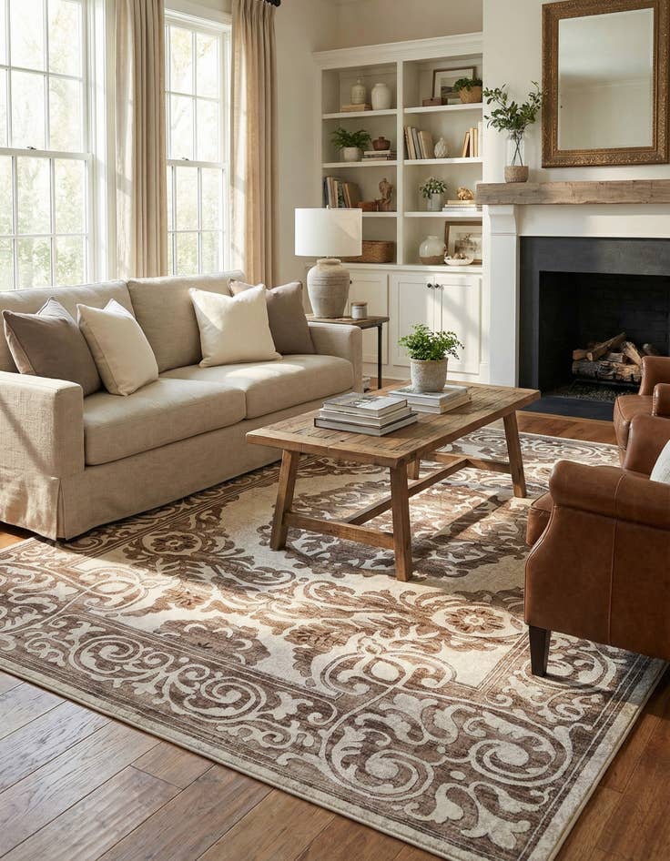 Detail image of 9' x 12' Hermitage Rug