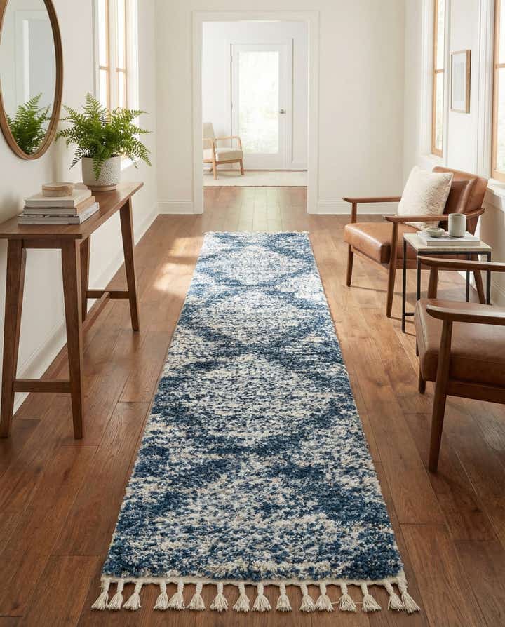 2' 7 x 12' Serenity Shag Runner Rug