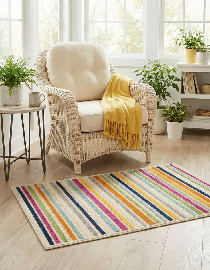 Detail image of 2' x 3'  Washable Aruba Indoor / Outdoor Rug
