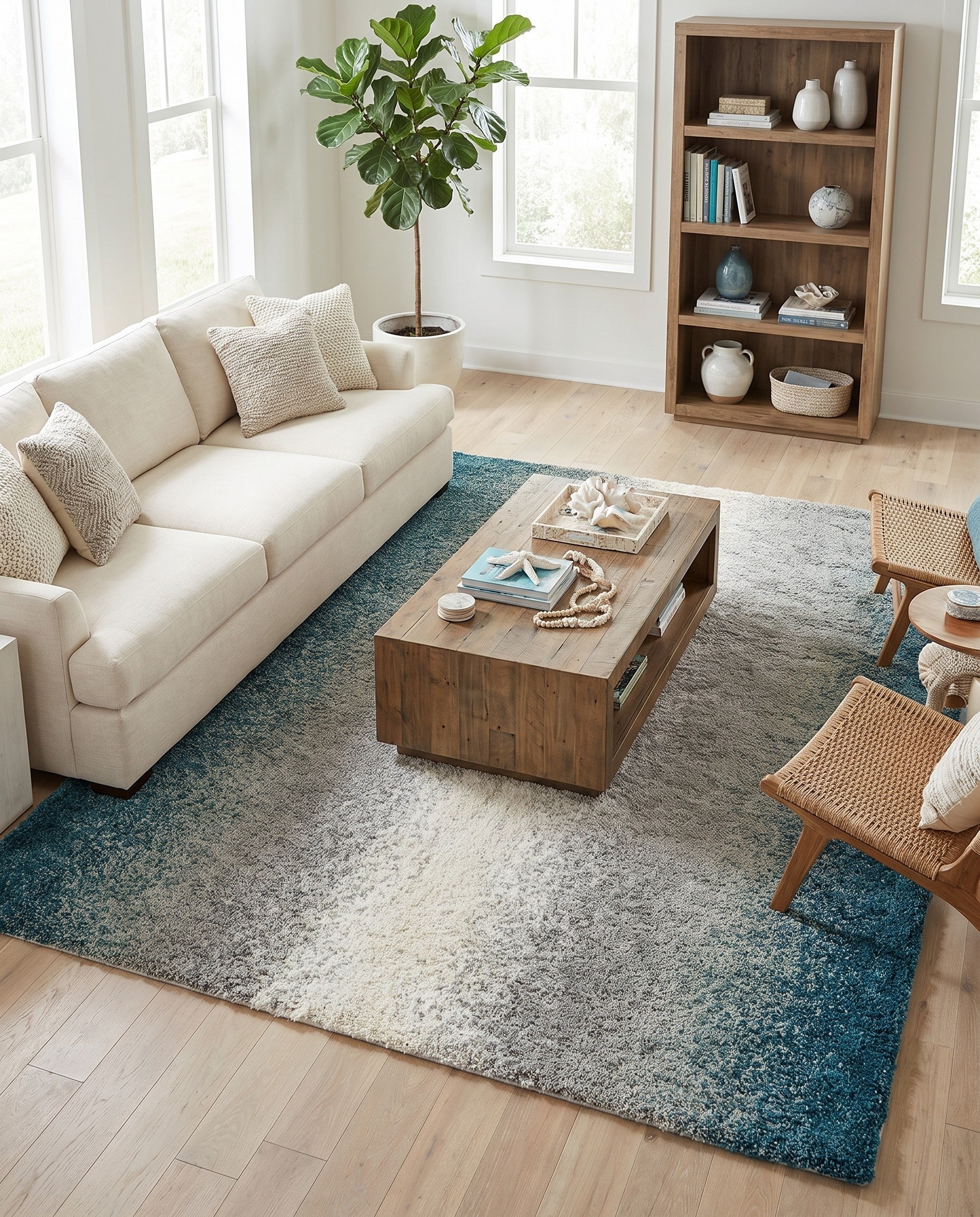 9' x 12' Soft Touch Shag Rug