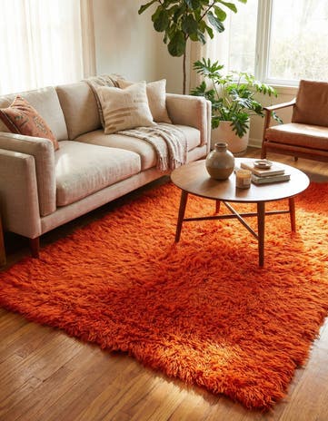 3' 10 x 6' 7 Hand Knotted Moroccan Wool Rug