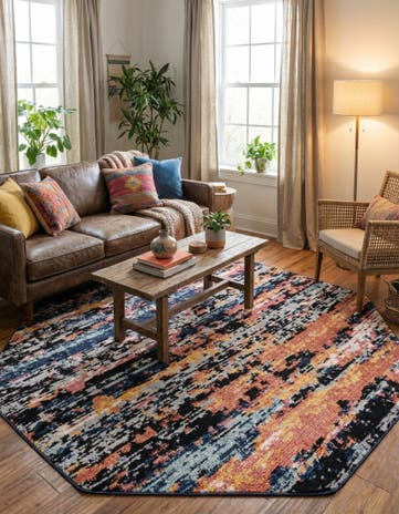 Tagine Octagon Rug