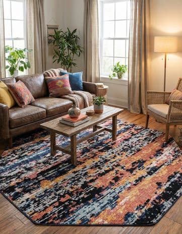 7' 10 x 7' 10 Tagine Octagon Rug
