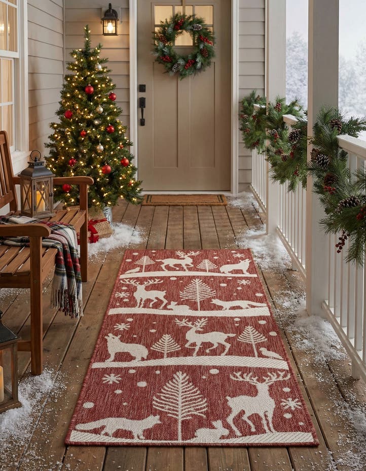 2' x 5' 3 Easy-Clean Holiday Indoor / Outdoo...
