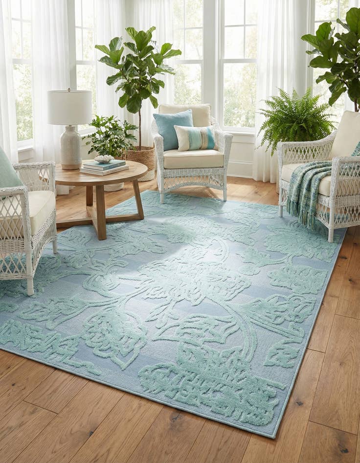 Detail image of 7' x 10'  Washable Aruba Indoor / Outdoor Rug