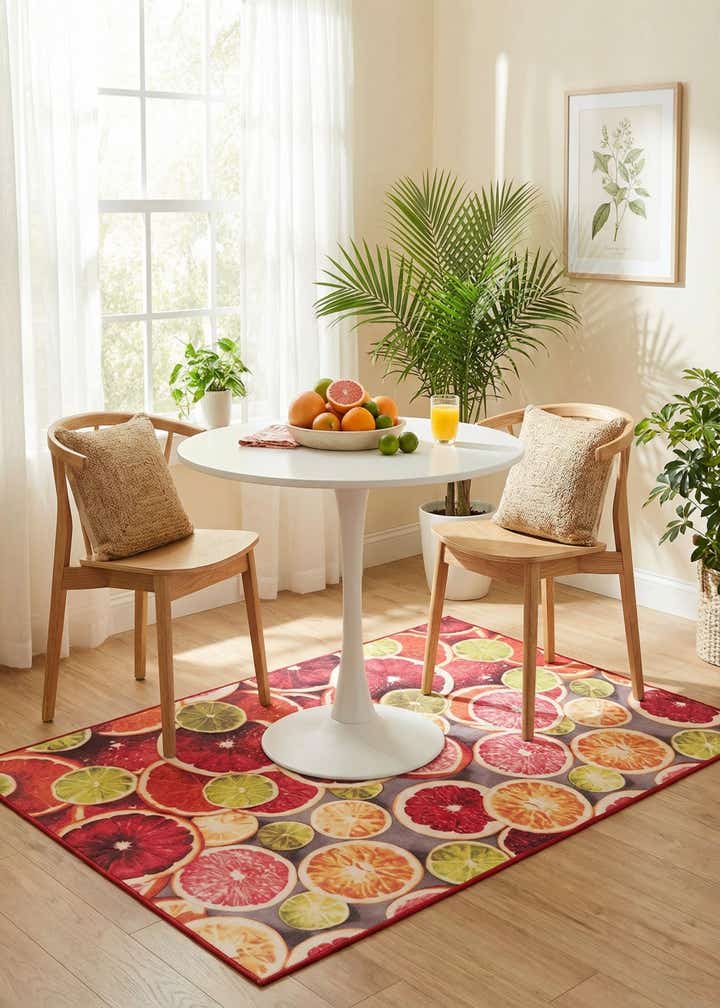 4' x 6' Easy-Clean Jill Zarin Caribbean Antigua Indoor / Outdoor Rug