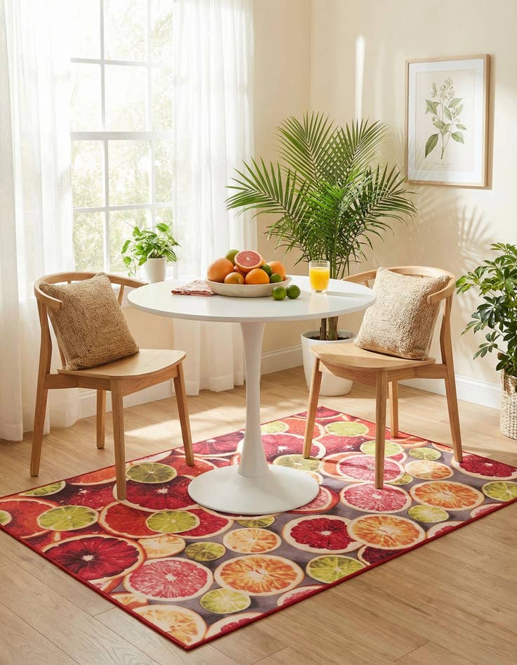 Detail image of 4' x 6' Easy-Clean Jill Zarin Caribbean Antigua Indoor / Outdoor Rug