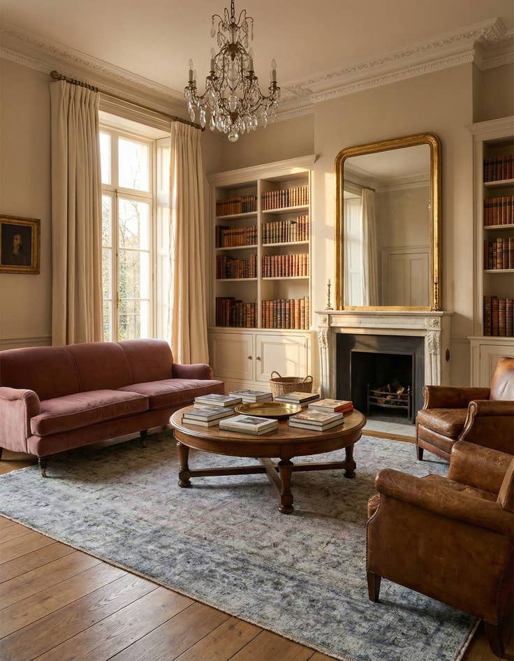 Detail image of 9' 7 x 12' 7 Vintage Royal Wool Rug