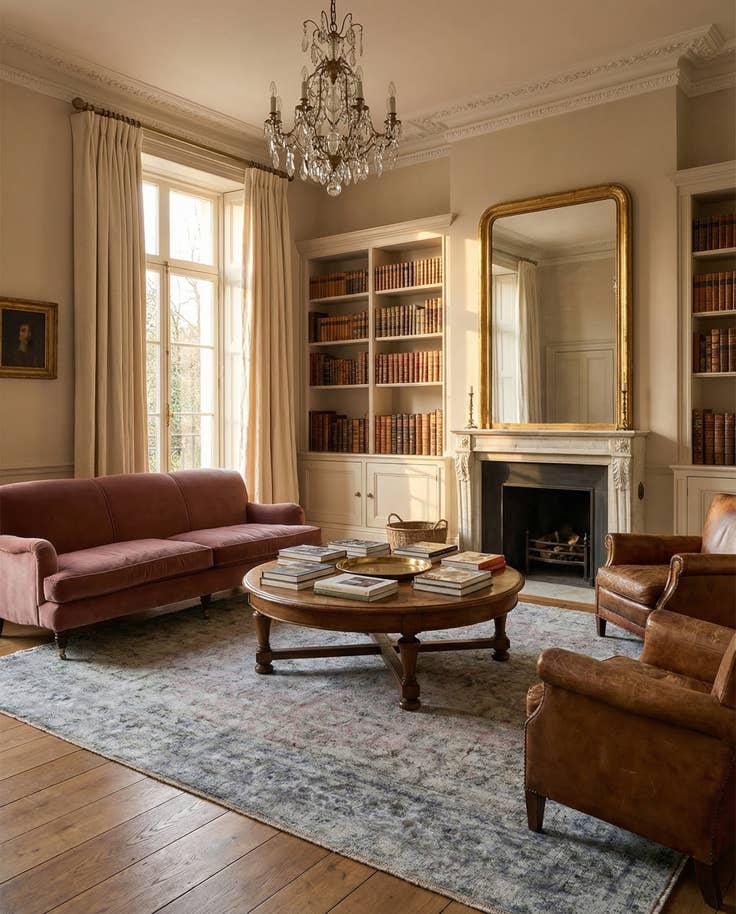 Detail image of 9' 7 x 12' 7 Vintage Royal Wool Rug