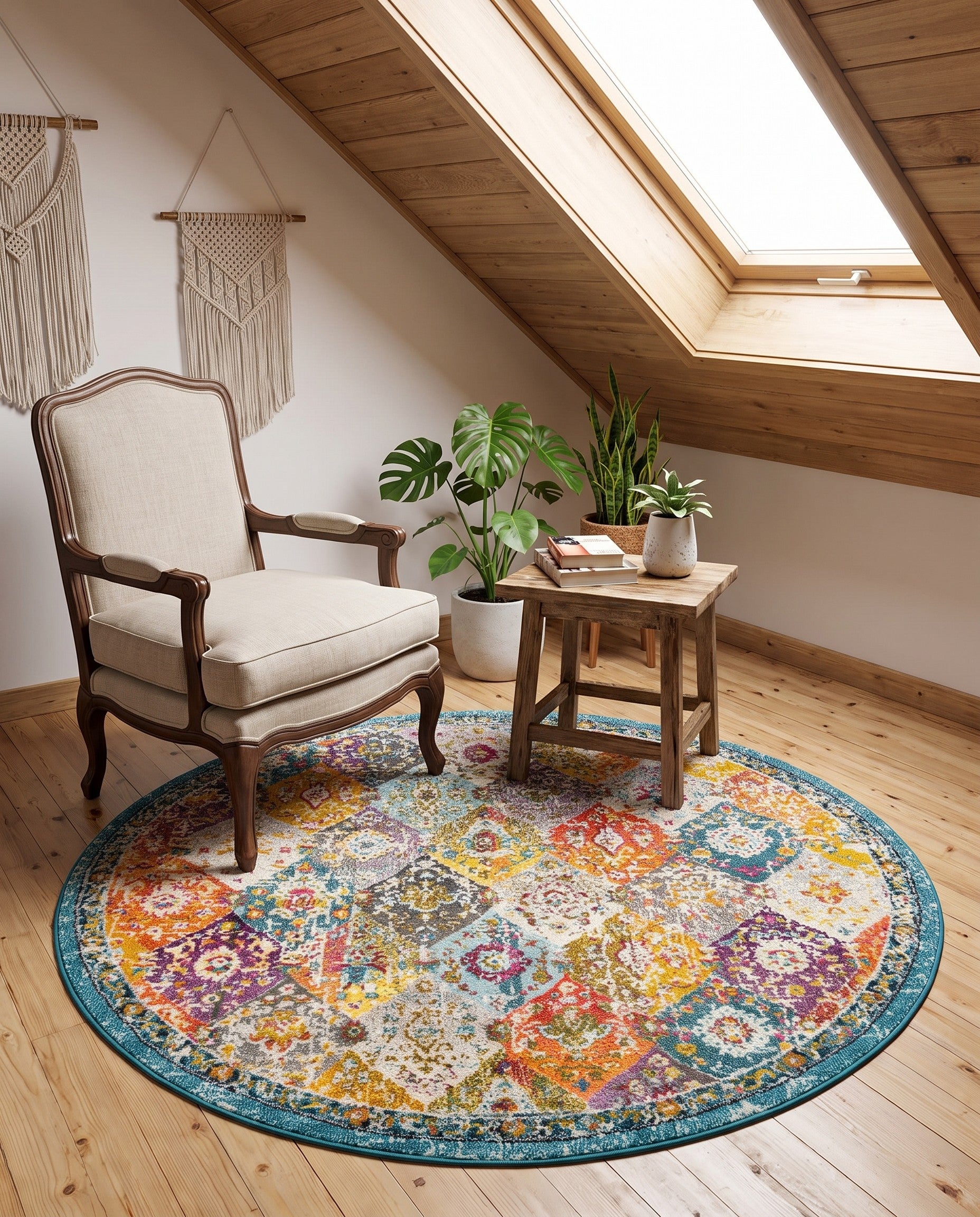 4' x 4' Carrington Round Rug