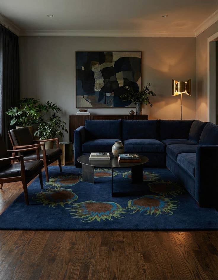 Detail image of 7' 6 x 7' 7 Luna Square Rug