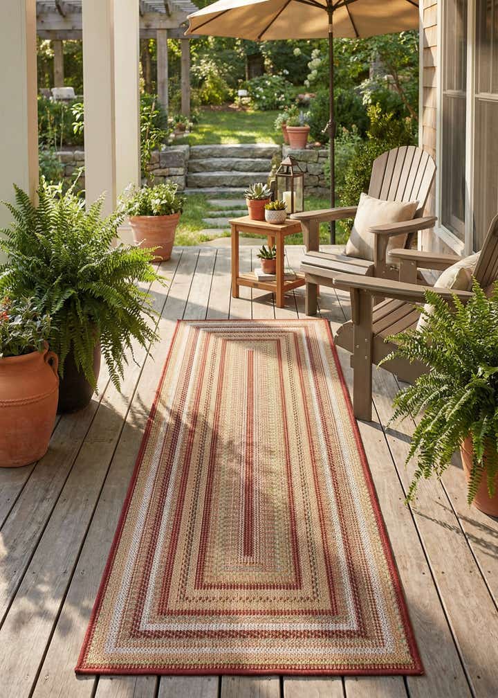 2' x 6' Easy-Clean Baja Indoor / Outdoor Runner Rug