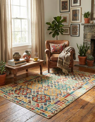 3' 3 x 5' Hand Knotted Balouch Rug