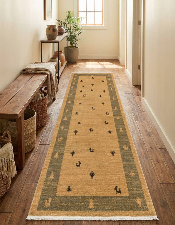 Detail image of  2' 7 x 10' Kashkuli Gabbeh Runner Rug