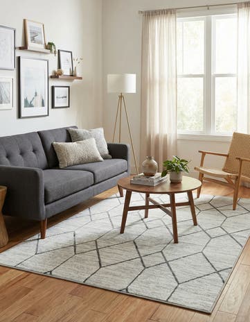 4' x 6' Lattice Trellis Rug